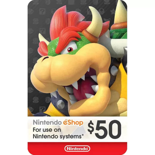 Nintendo- 50$ eShop Gift Card USA