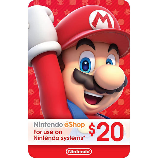 Nintendo- 20$ eShop Gift Card USA