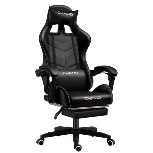 Chaho YT-088 Gaming Chair with Footrest - Black