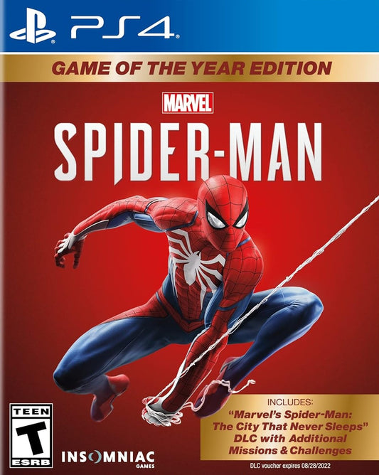 Marvel's Spiderman: Game Of The Year Edition(Used) | PS4